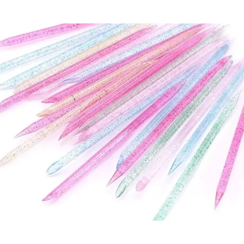 Palito Colorido Acrílico Para Unhas E Cílios Descartaveis