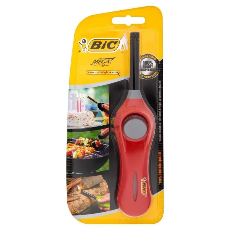 Acendedor De Fogão Bic Multiuso Mega Lighter