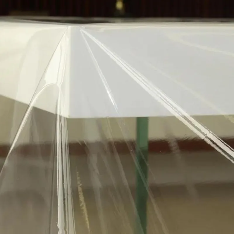 3x Plástico Impermeável Transparente Plástico 0,15mm 350x140