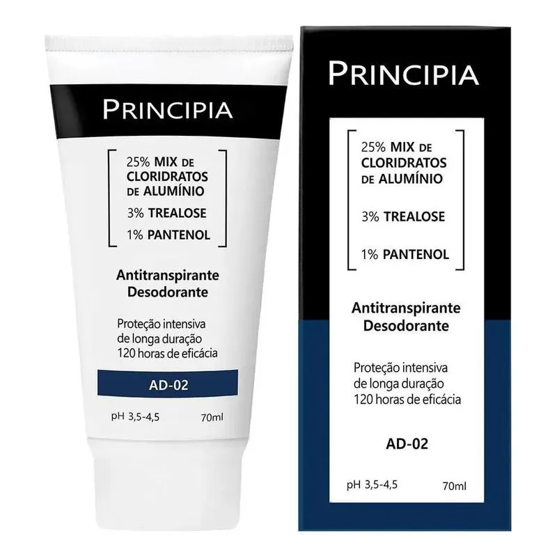 10x Antitranspirante Desodorante Principia Ad-02 Fragrância