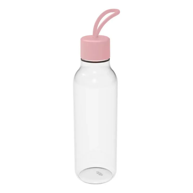 2x Garrafa Para Água Squeeze Liv Academia 700 Ml Rosa Rose O