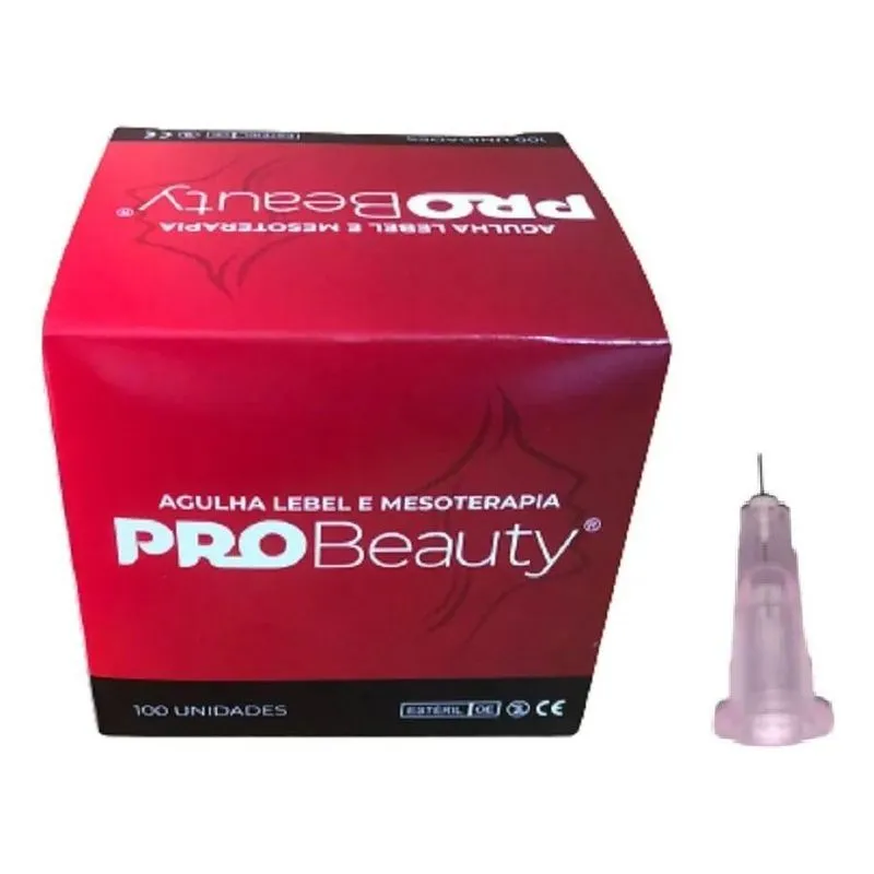 10x Agulha Lebel 32g 4mm - Caixa Com 100 Unidades