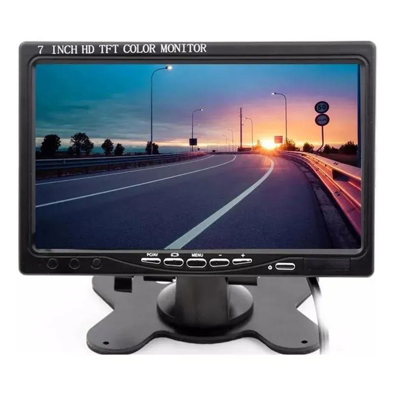 10x Tela Monitor Lcd 7 Polegas Colorida Hdmi Vga Av Dc