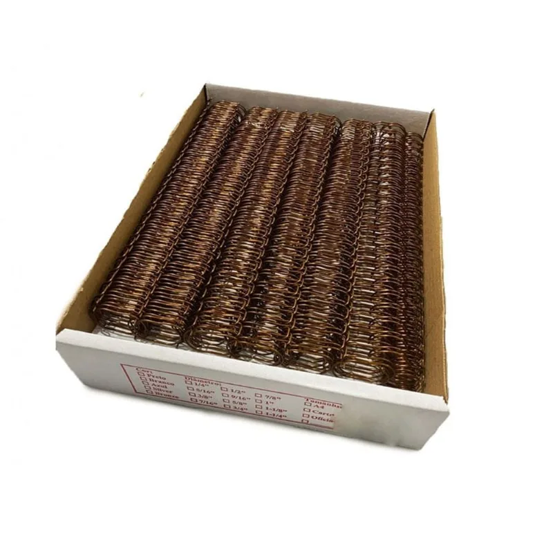 Wire-O Bronze Passo 3X1 A4 Diâmetro 5/16 50 Folhas 100Un