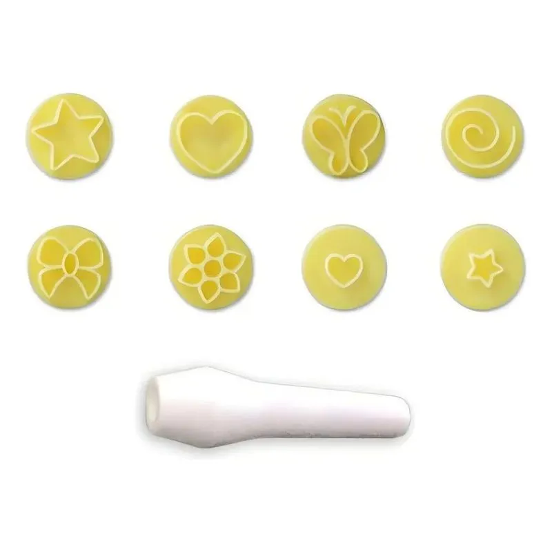 Kit Carimbos 10969 Essenciais Para Doces E Massas Cor Amarel