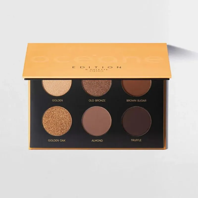Paleta De Sombras Tons Terrosos - 6 Eyeshadow Palette Classi