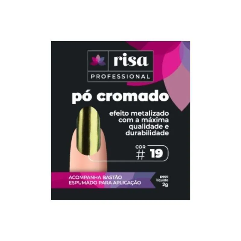 Po Cromado Cor 19 2g
