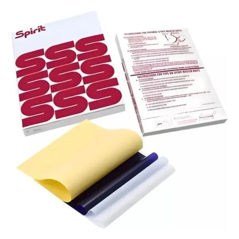 3x 25 Pç Papel Stencil Thermal Spirit Tatuagem Decalque Term