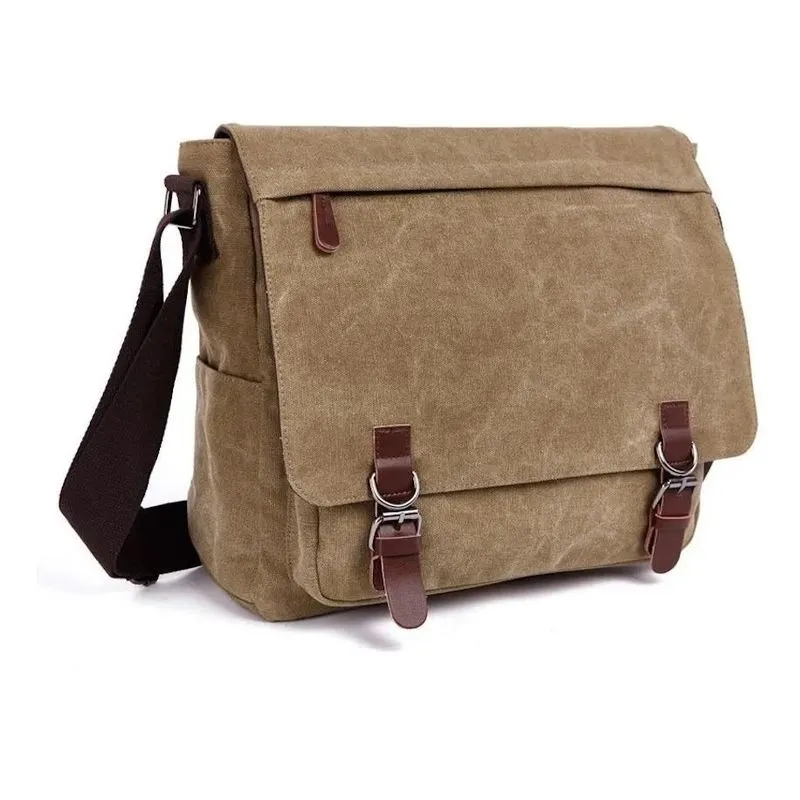 3x Bolsa Transversal Carteiro Pasta Para Notebook Lona Resis