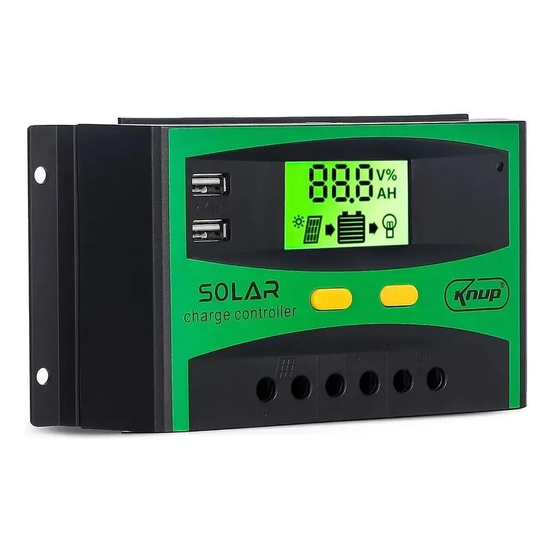 3x Controlador De Carga Painel Solar Pwm 20a 12v Ou 24v Usb