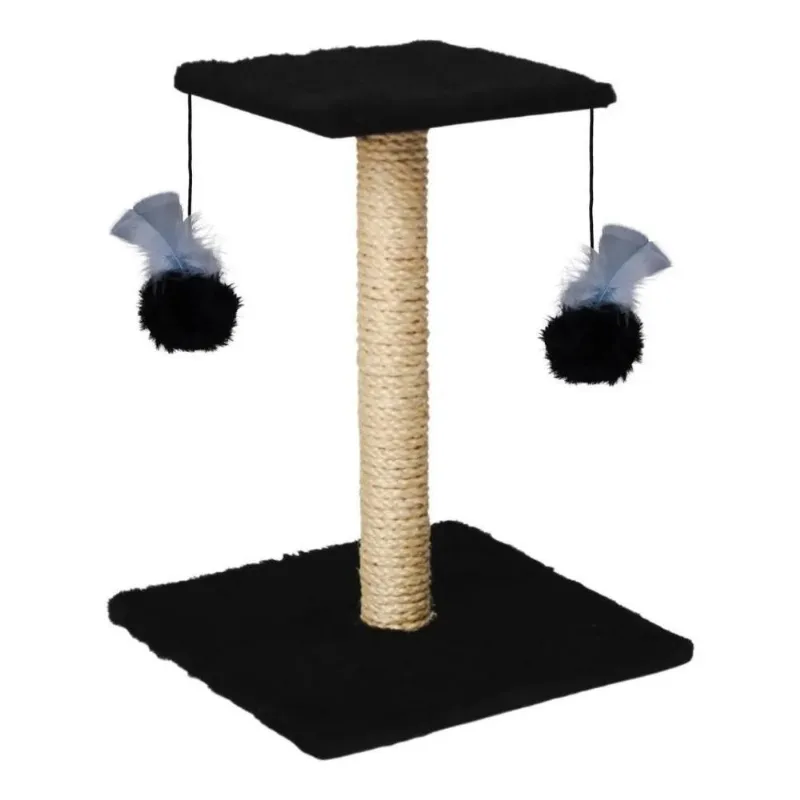 3x Arranhador Para Gatos Poste Com Brinquedo Duplo Exclusivo