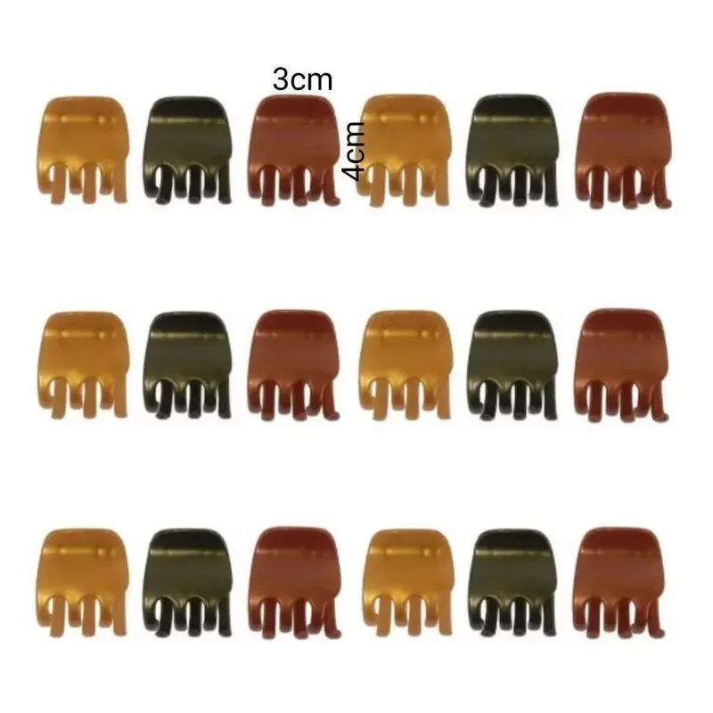 Piranha Grande Para Cabelo - 12 Unidades - 1 Pacote