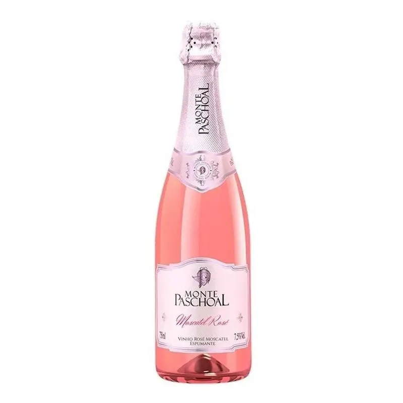 5x Espumante Moscatel Rose Monte Paschoal 750 Ml Del Grano