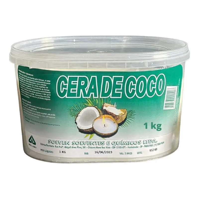 2x Cera Vegetal De Coco Para Velas 1 Kg