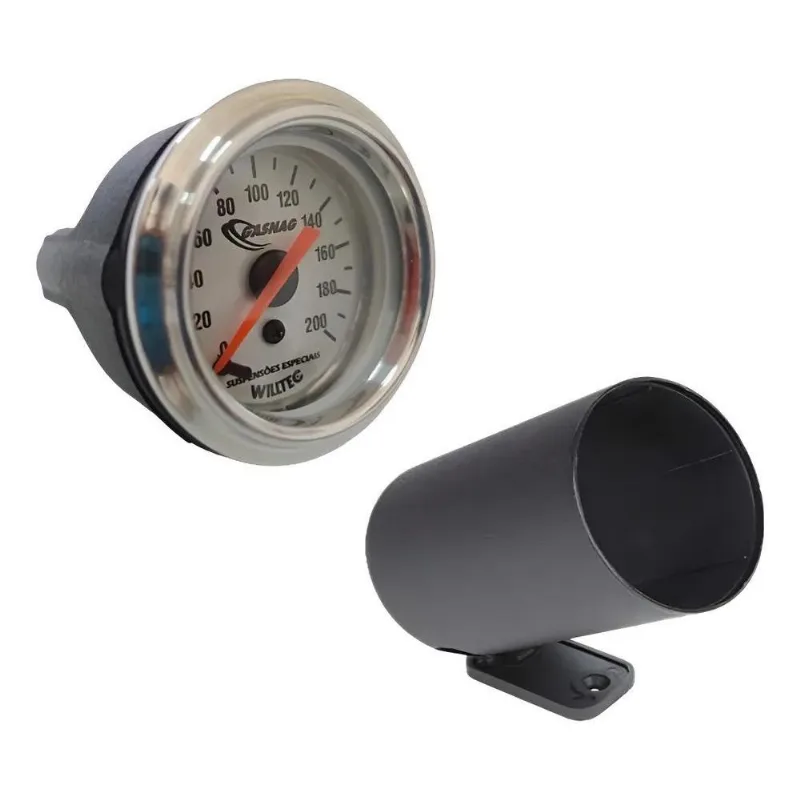 3x Relógio 200 Psi 52mm Suspensão A Ar Com Copinho