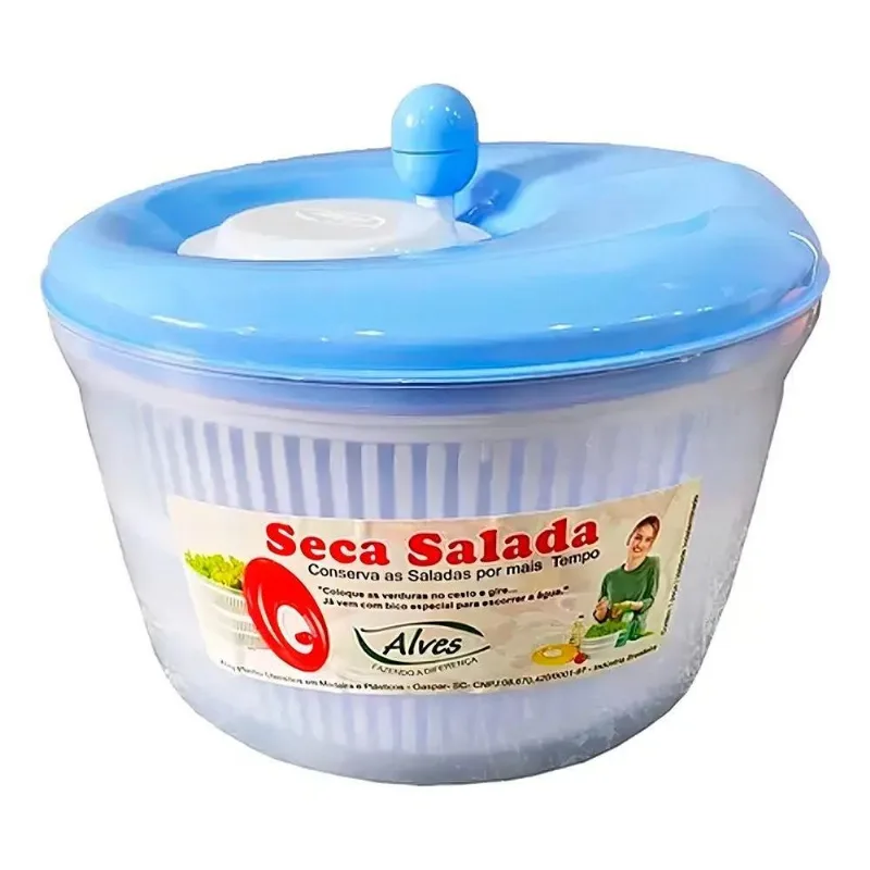 5x Centrífuga De Salada Secador De Verduras Grande 4,5 Litro