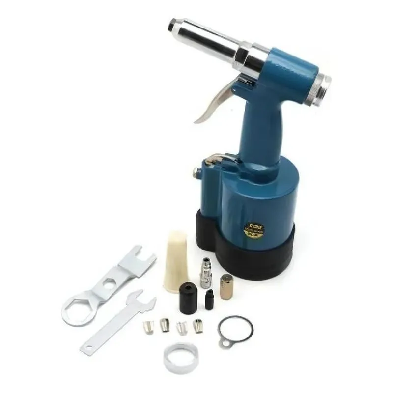 Rebitador Pneumática Eda Profissional 9dr Com 4 Bicos