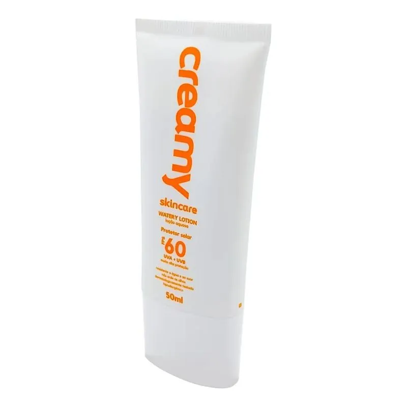 2x Creamy - Protetor Solar Facial Fps 60 Uva + Uvb - 50ml