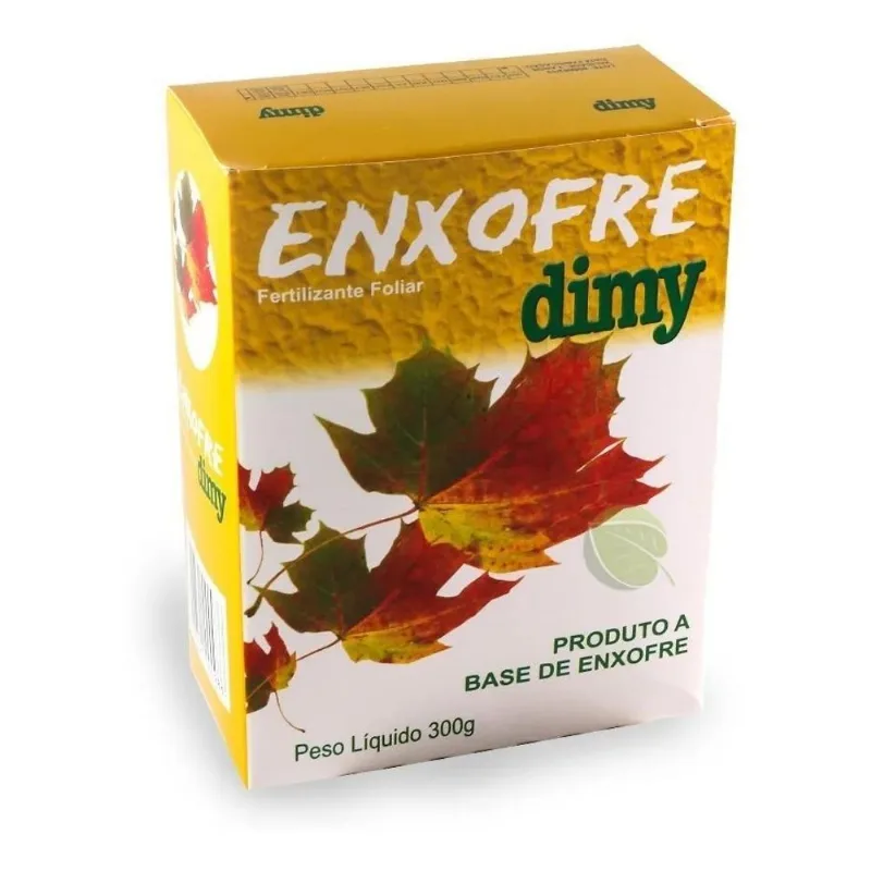 Enxofre Dimy 300gr - Contra Ácaros, Cochonilhas