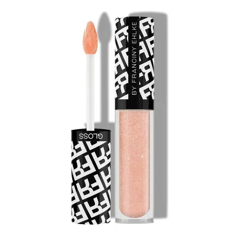 10x Fran By Franciny Ehlke Glossip Glitter Gloss Labial Gold