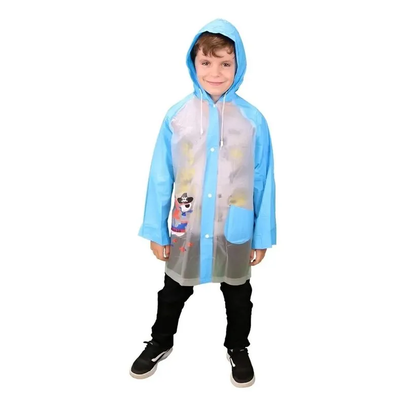 Capa De Chuva Infantil Menina Ou Menino Boa Qualidade Pink