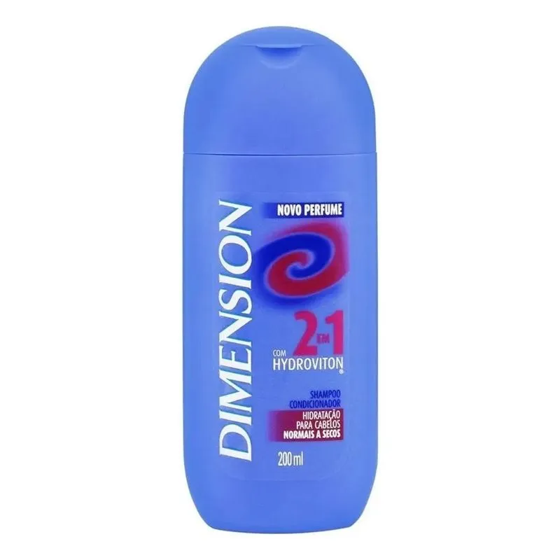 3x Shampoo Dimension 2x1 Normal A Seco 200ml