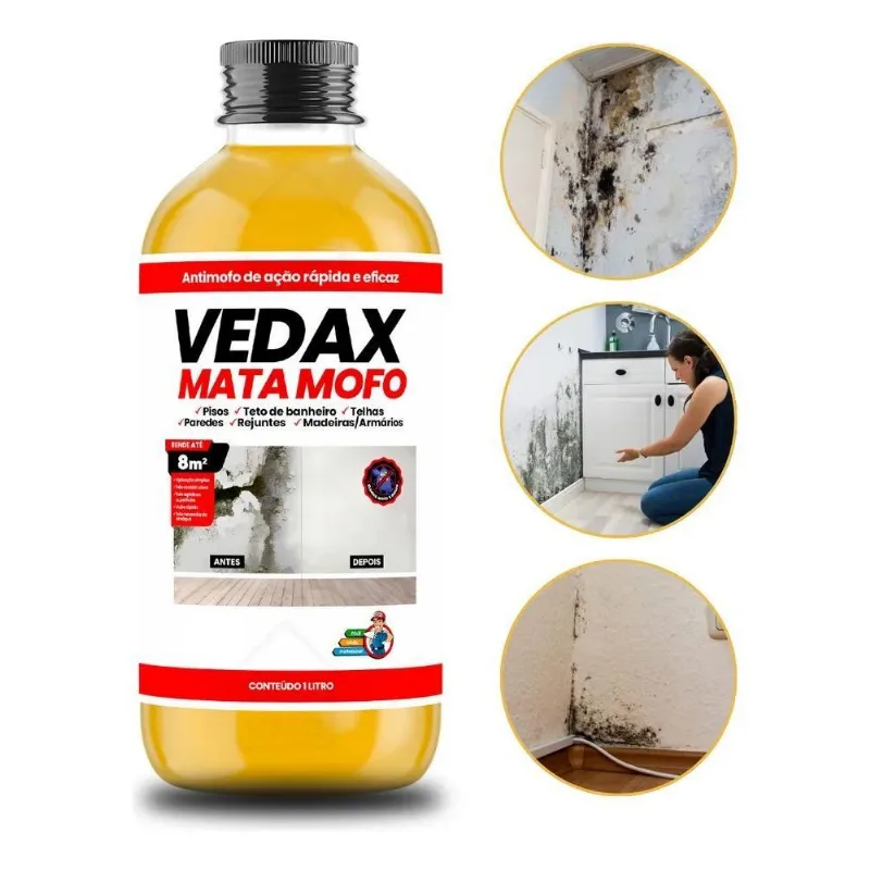 5x Mata Mofo Não Volta Anti Elimina 100% Parede Teto Piso 1