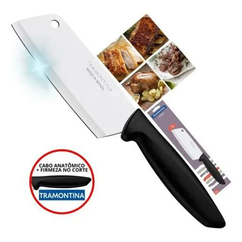 Cutelo 100% Inox 5 Tramontina Altíssima Qualidade Cozinha