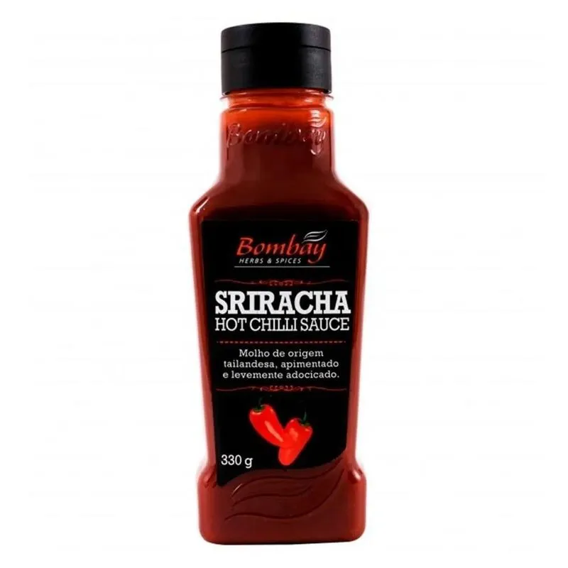 5x Molho De Pimenta Sriracha 330g Bombay Herbs &amp; Spices