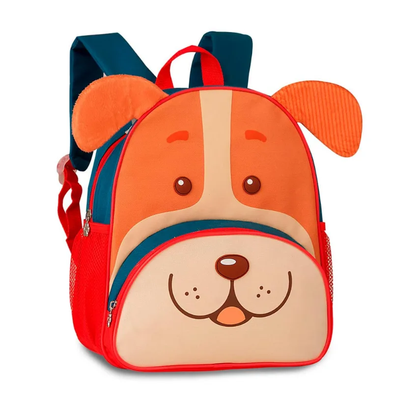 Mochila De Costas Infantil Clio Pets Cachorro Vermelho Clio Style