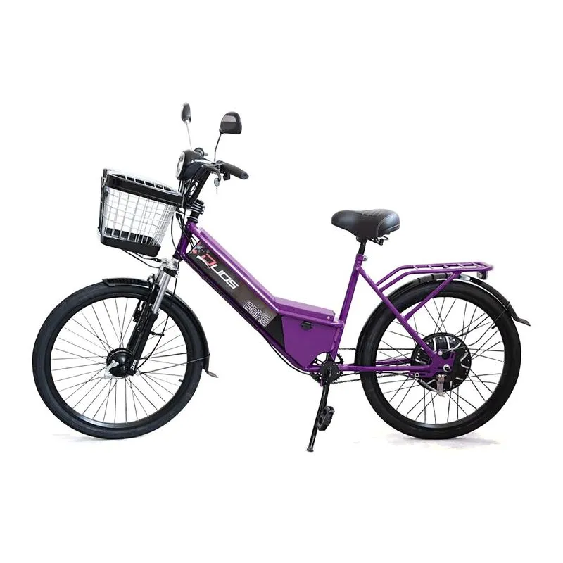 Bicicleta Eletrica - New Confort 800w - Violeta - Duos Bikes