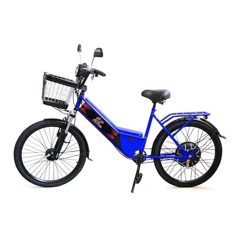 Bicicleta Eletrica New Street 800w Azul Plug And Move