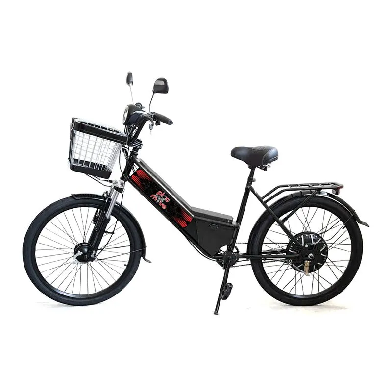 Bicicleta Eletrica New Street 800w Preta Plug And Move