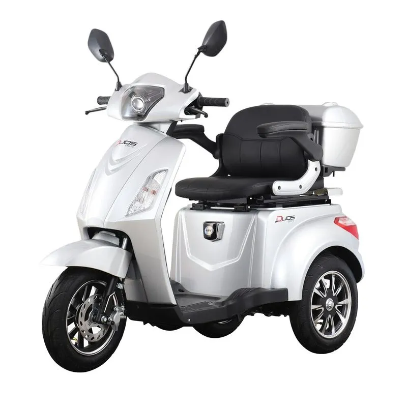 Triciclo Eletrico - Duos Eko-10 1000w - Prata - Duos Bikes