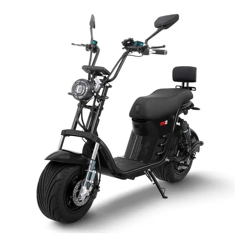 Scooter Eletrica - Duos Fx2 1000w Lithium - Preta - Duos Bikes