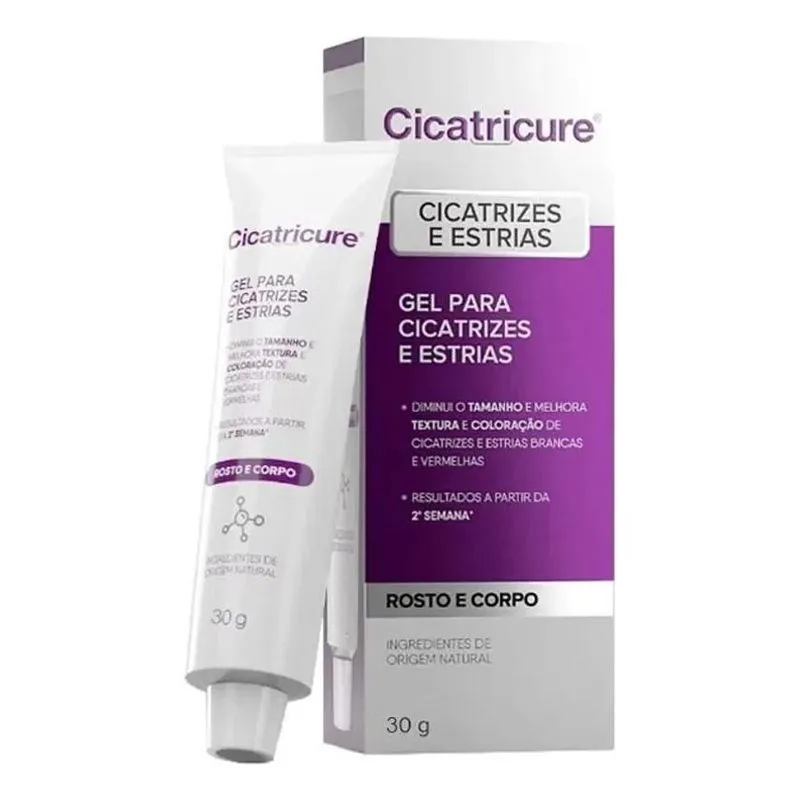 5x Cicatricure Gel - Cicatrizes E Estrias 30gr