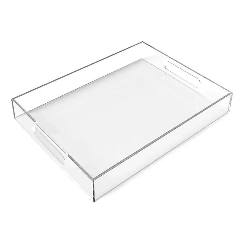 Bandeja Decorativa Transparente Organizadora