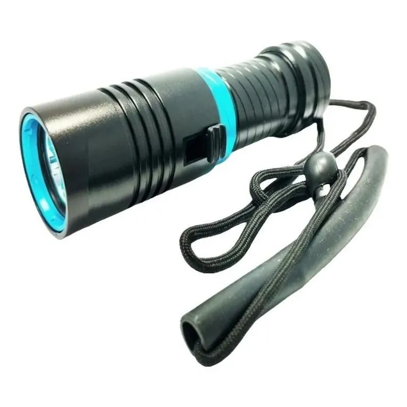 2x Lanterna De Mergulho Led Cree T6 Profissional Super Forte