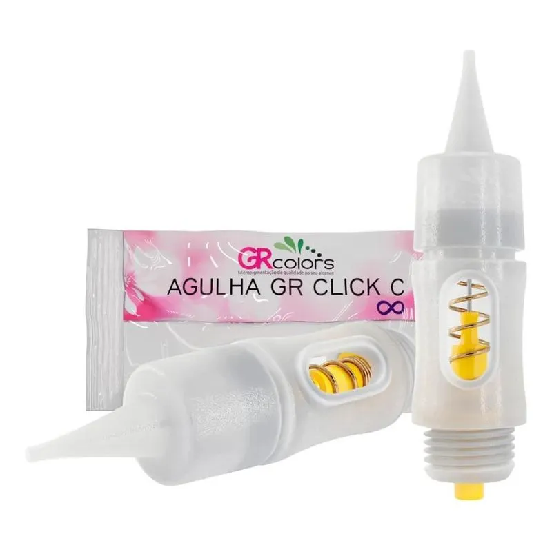 2x Kit 10 Un Agulhas Gr Colors Click C 1 Ponta Regular Origi