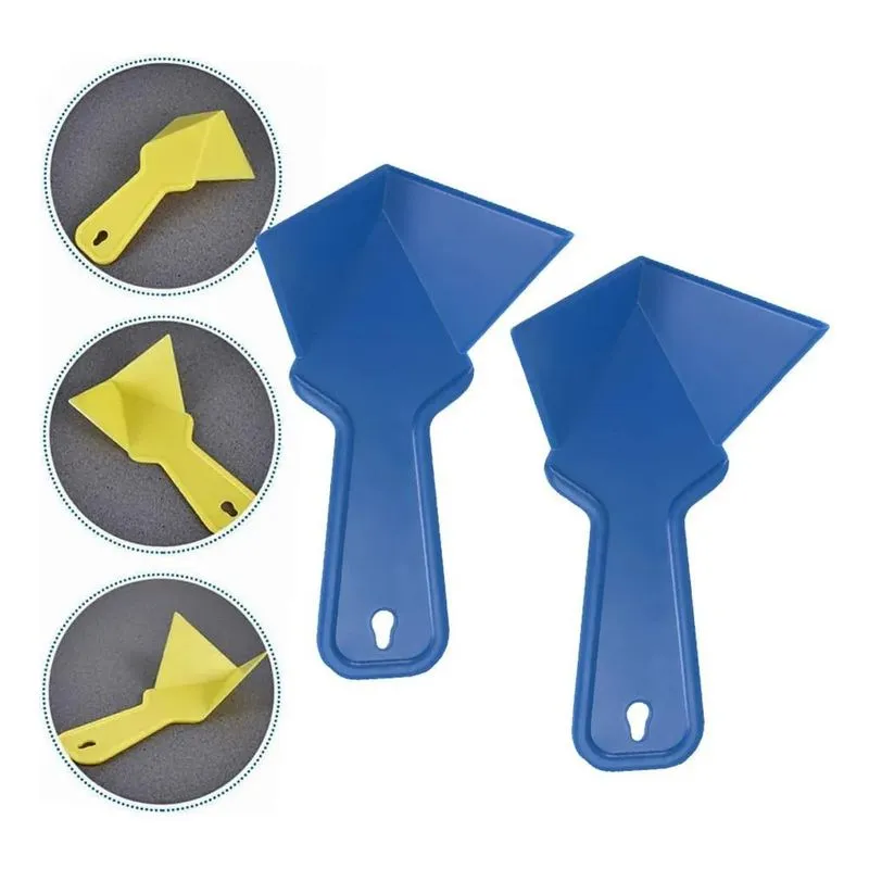 3x Espátula Quina Canto Interna Externa Gesso 90 Graus 2pc +