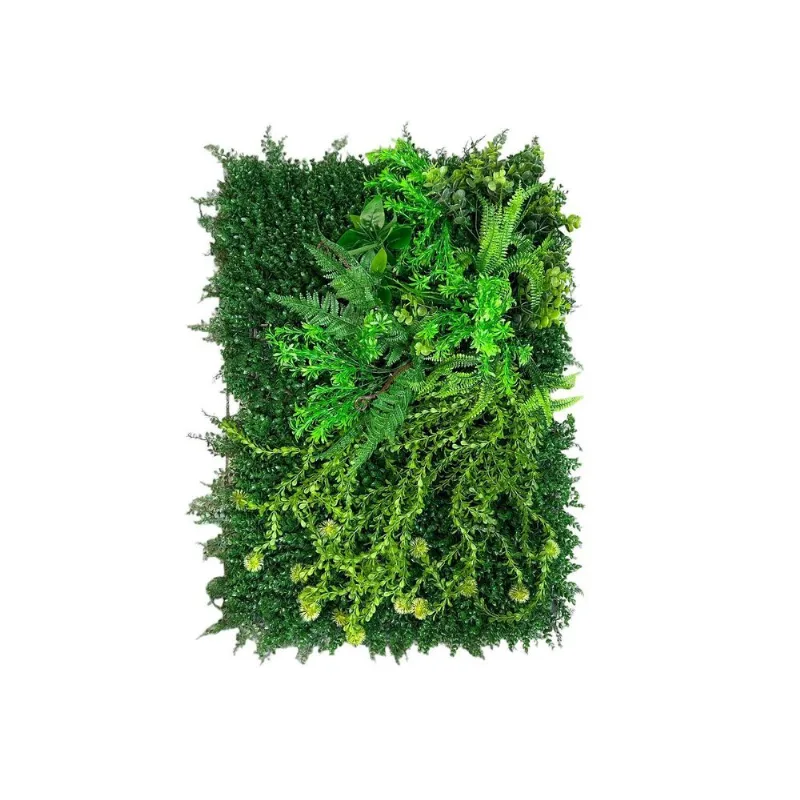 Kit Jardim Vertical Artificial 2 Placas Ultra Realista 40x60