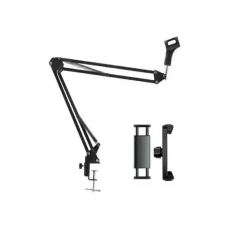 Suporte Articulado para podcast suporte para celular, tablet e microfone
