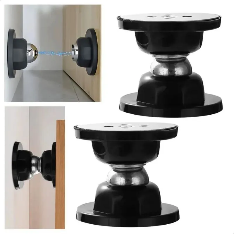 10x Kit 2 Trava Porta Magnético Fixador Adesivo Prendedor I