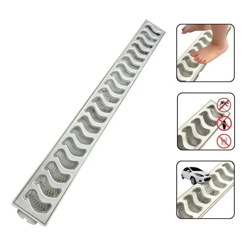 10x Ralo Linear 6x50 Anti Inseto Alumínio Com Coletora, Mzk