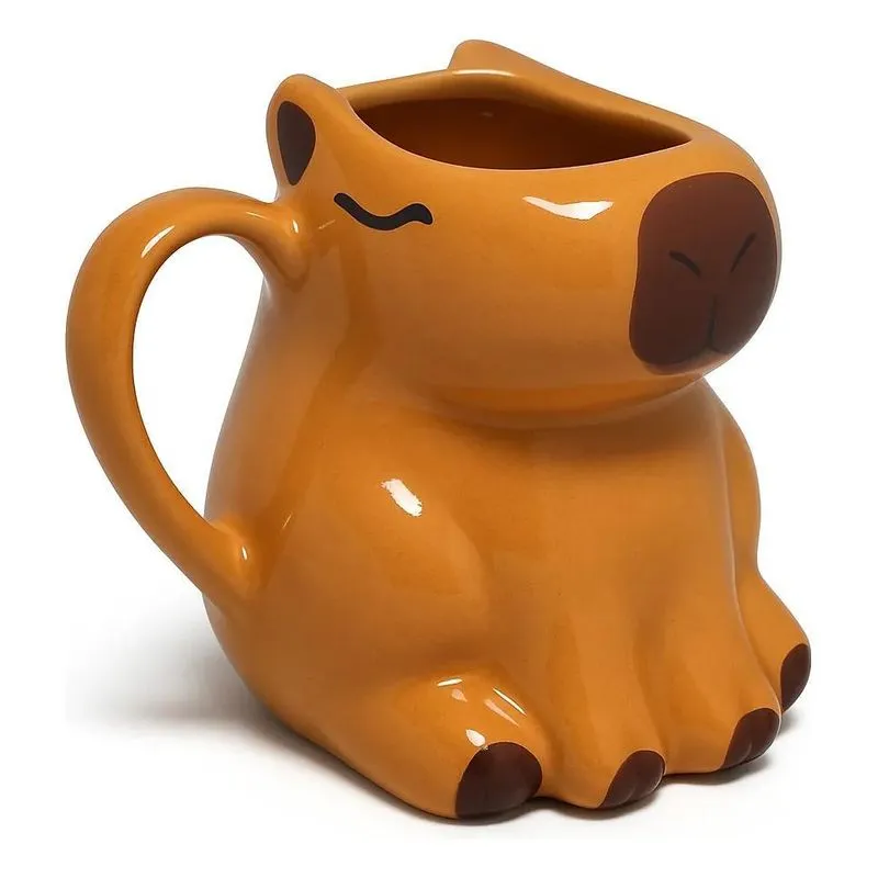 10x Caneca Animal Exótico Capivara Colecionável Temática