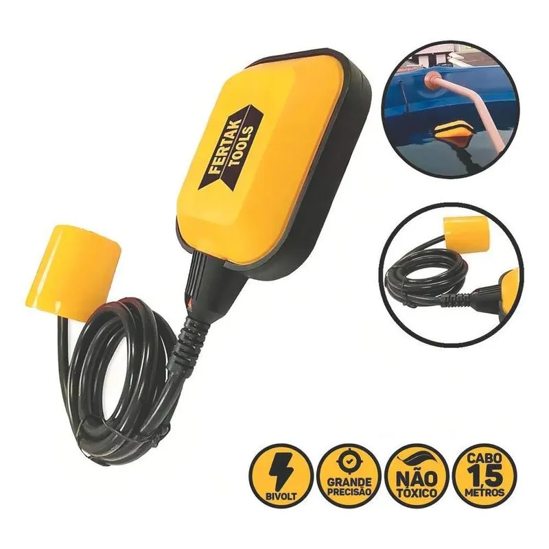 3x Boia Automática Fertak 1625 25a Nível Caixa D'água E Poço