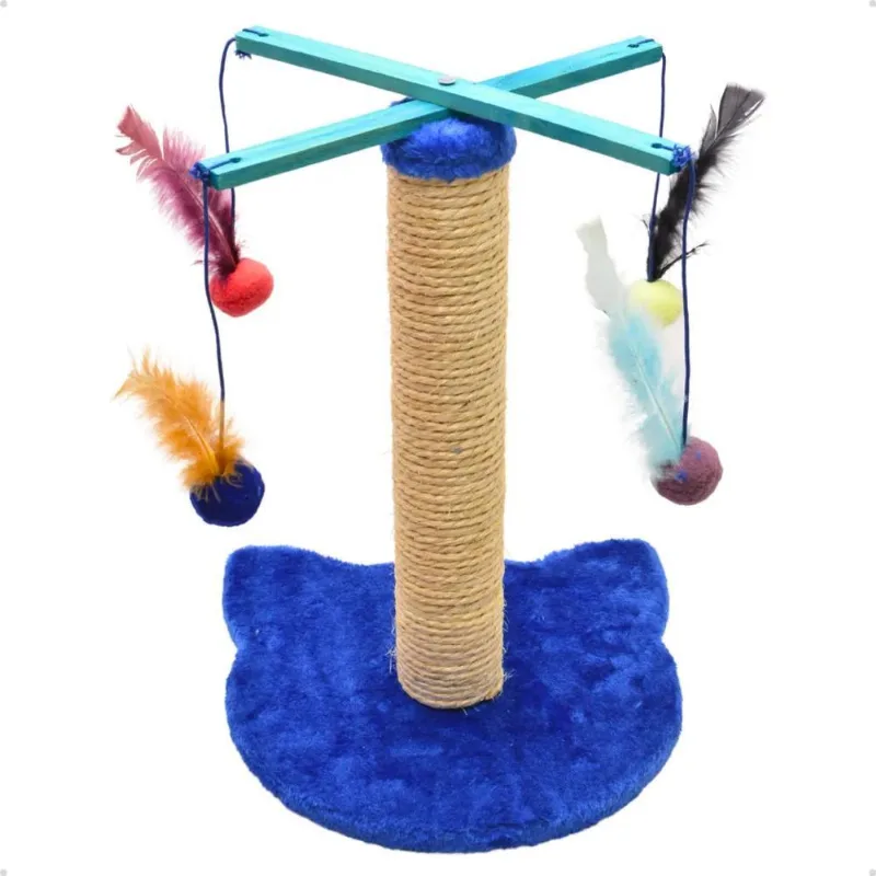 Arranhador Com Sisal Interativo Cara De Gato Alivia Estresse
