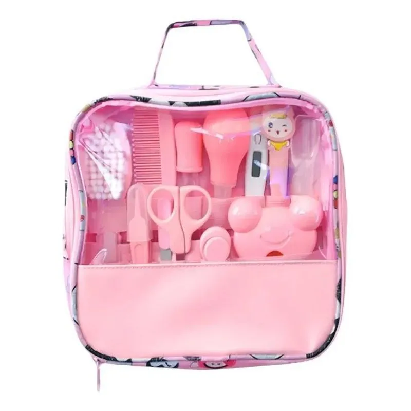 3x Kit Bolsa Higiene Cuidados Saúde Bebê Recém Nascido Amare