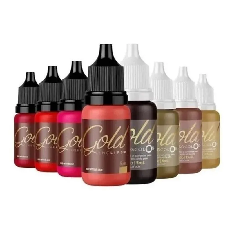 3x Pigmento Mag Color Gold 5ml - -