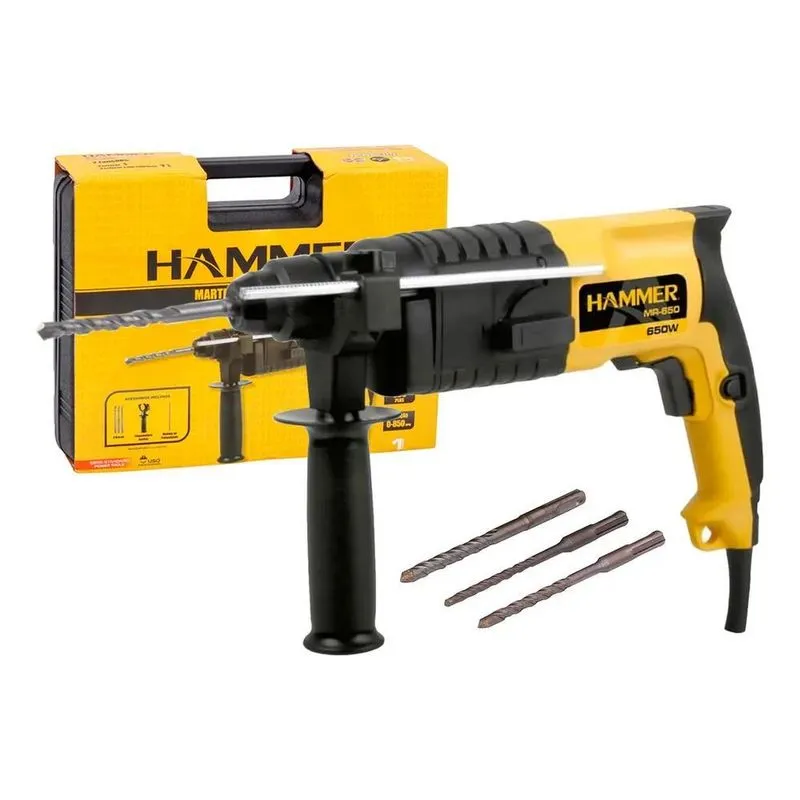 Furadeira De Impacto Martelete Rotativo Sds Plus 650w 3j Aut